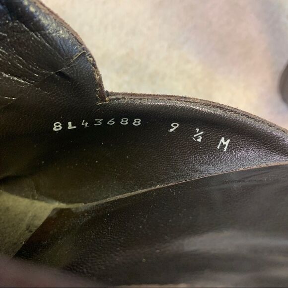 Stuart Weitzman Chocolate Brown Studded Suede Mules clogs size 9.5 - Picture 9 of 11